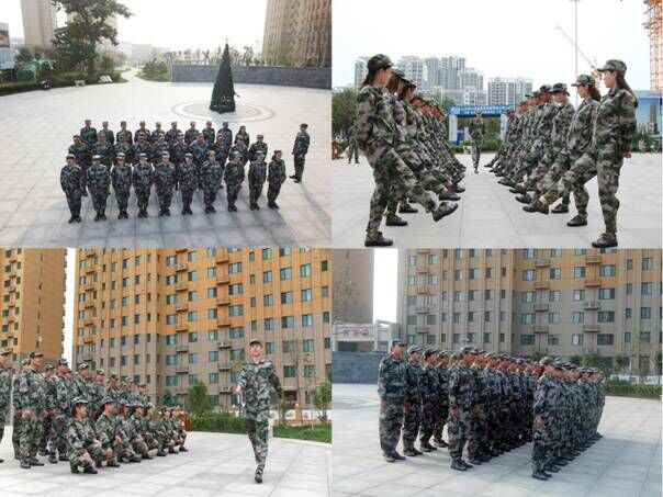 集團開展青年職工軍訓